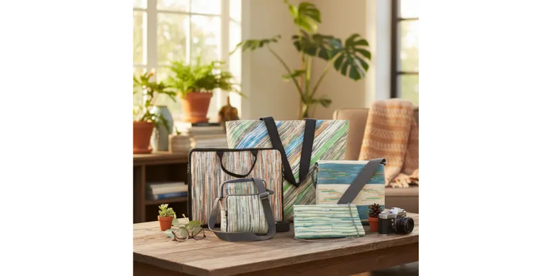 UPCYCLED PLASTICWRAPPER BAGS